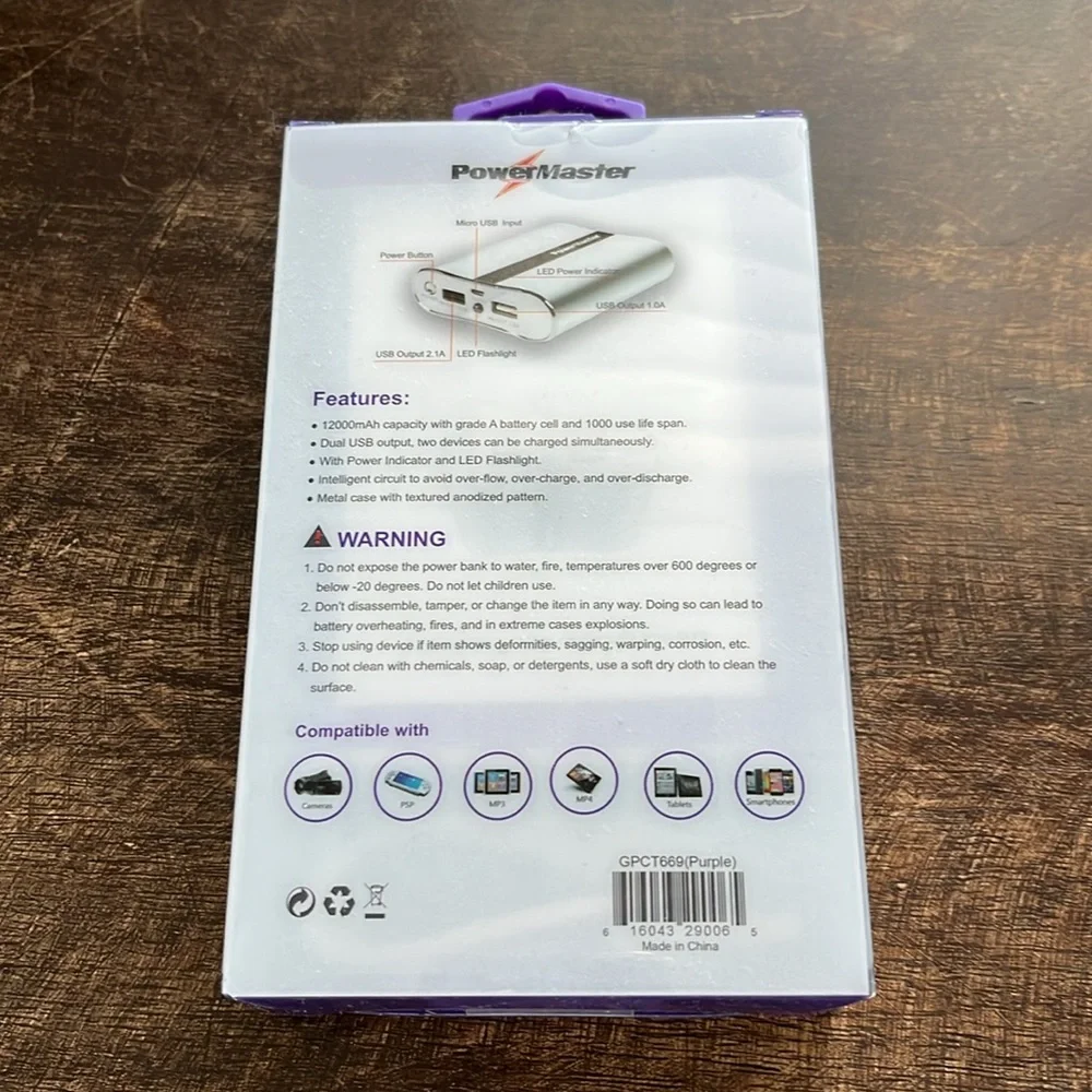PowerMaster portable charger